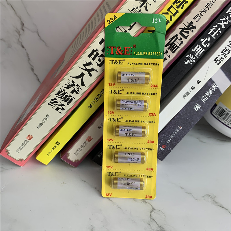 Remote control battery 12V23A alkaline battery Volume curtain door Flasher Doorbell Alarm chandelier Remote control battery 27A-Taobao