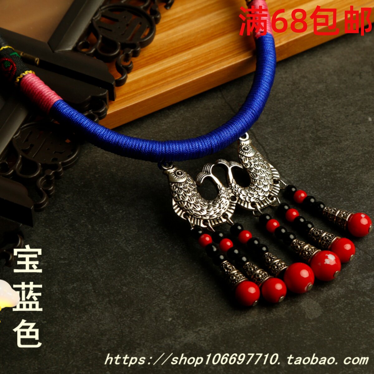 Batch of Cloth Art Necklace Famous family Wind Handmade Lace Necklace Necklace Necklace Necklace Necklace Necklace Necklace headwear Hair Dressing Necklace