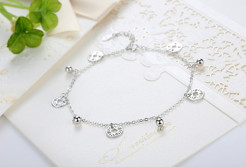 Chaine de cheville Femme en Argenterie - Ref 3102073 Image 7