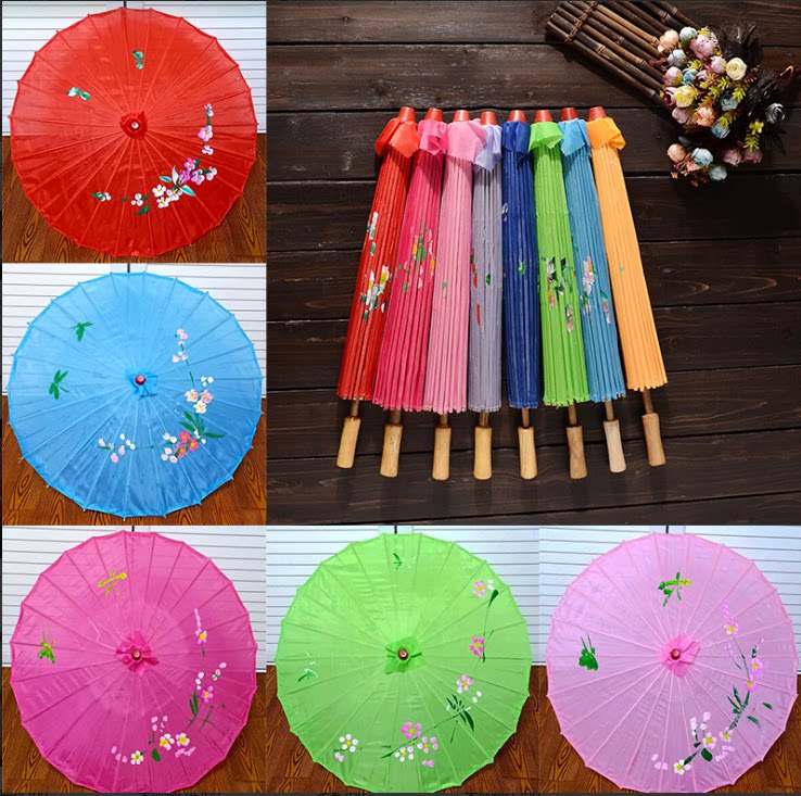 Umbrella parachute performing umbrella classical umbrella, Nanjing oil paper umbrella parachute walking decoration props
