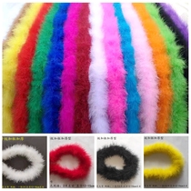 Upgrade Thickened Feather strip down diy decorated turkey wool wool Ostrich Wool Skirt Wedding handmade accessories