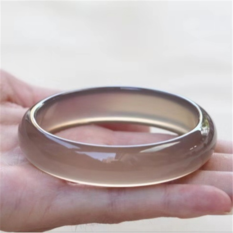 Agate gia đình mã não tự nhiên chalcedony rộng vòng tay nữ mô hình vòng tay phát sóng trực tiếp phòng lựa chọn vòng đeo tay - Vòng đeo tay Cuff vòng tay nữ đẹp