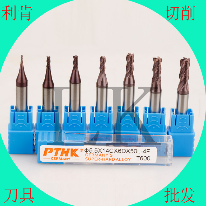 PTHK60 degree tungsten milling cutter lock knife lock milling cutter 6 handle 1mm-6mm 4 edge