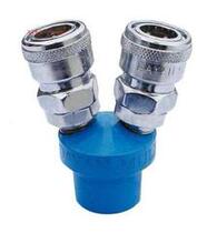  C-type quick connector Multi-pipe air exhaust SMV 2 plug bifurcated trachea connector Air distributor interface 1 4