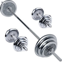 Electroplated barbell dumbbell weightlifting fitness equipment set 20kg 40 50 60 80 100KG for home use