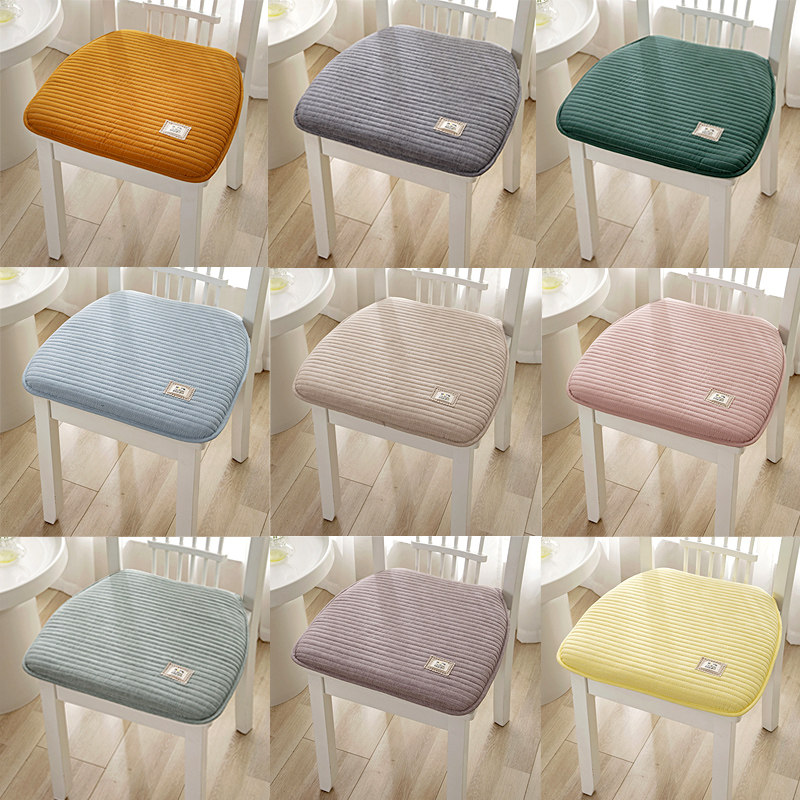 Washed cotton cushion fart cushion chair computer chair stool chair cushion office for a long time?Chair cushion sub-dining chair cushion on the ground floor