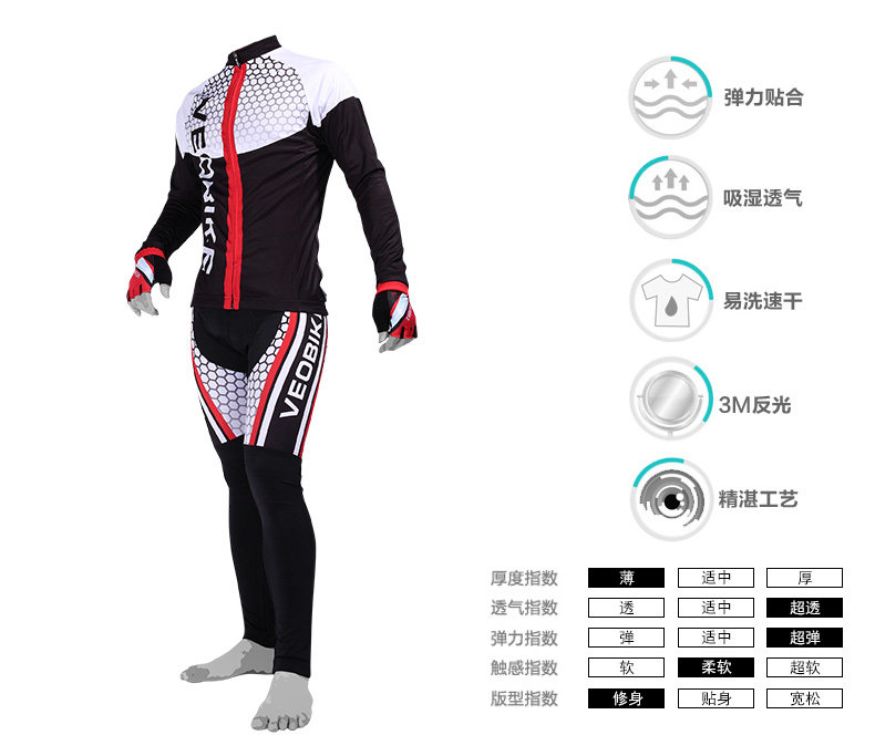 Tenue de cyclisme mixte VEOBIKE - Ref 2214766 Image 9