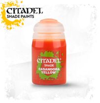 Warhammer 40k GW Paint Wash Casandora Yellow Light Yellow