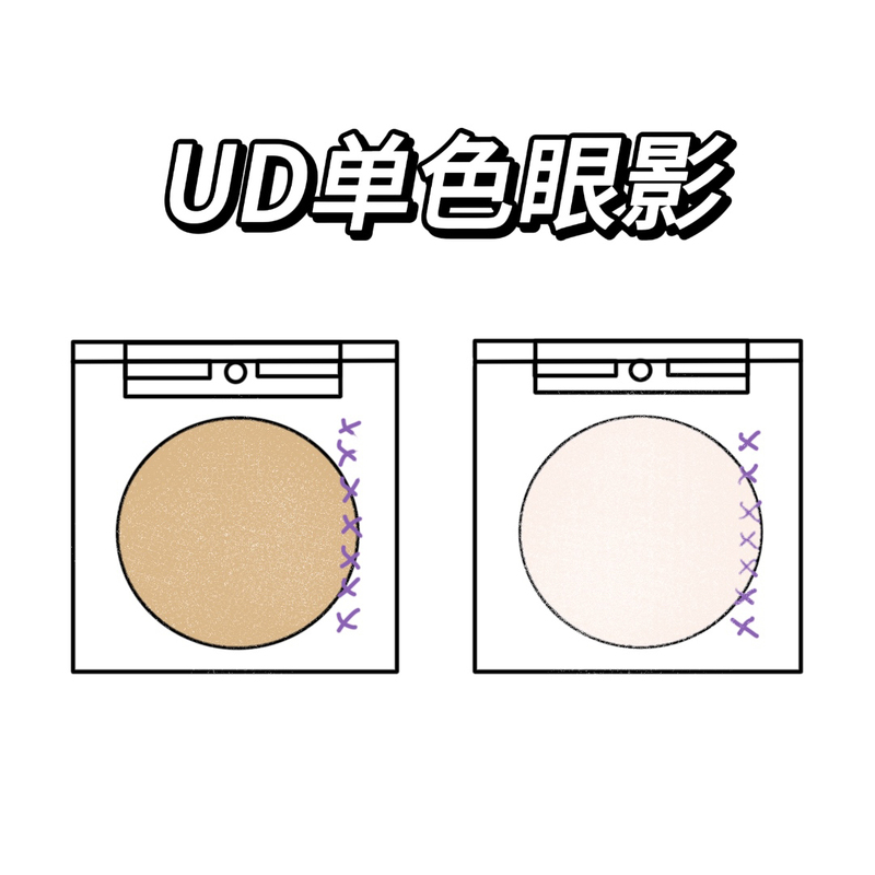 Ud Tea Cowherd Bitter Tea Seed Eyeshadow Iris Butterfly Sample Original Cut Platter Color Test Neptune Heart Glam Rock Diamond Dog