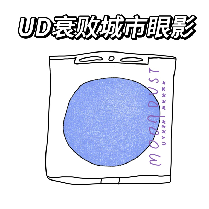 Ud Ice Iris Butterfly Ice Weaver Tea Weaver Eyeshadow Original Sample Swatch Eyeshadow Sparkling Purple Tone Basket Bottom Sea King Heart