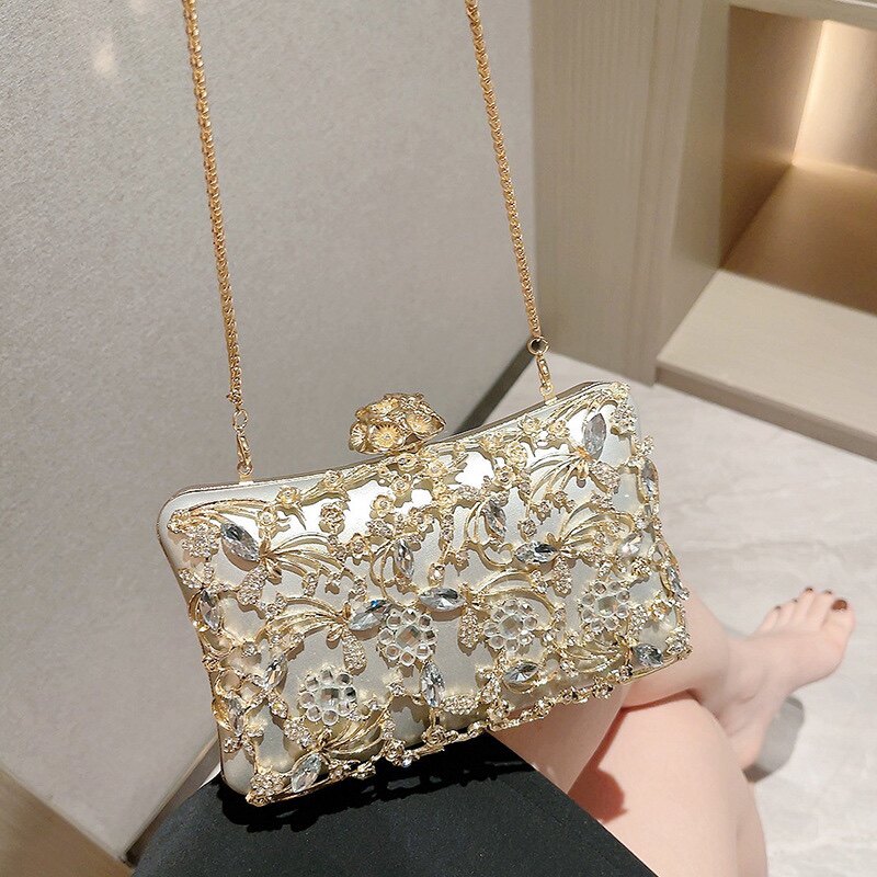 Клатч 名媛气质晚宴手提包女宴会手包晚会晚装包搭配旗袍的包包晚礼服包 OTHER