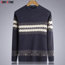  Sweater mens thickened and velvet cardigan autumn and winter Korean version of the trend loose youth student warm sweater