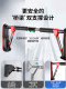 Indoor Home-Use Pull-Up Bar, Wall-Mounted, No-Drill Stretching Bar, Children's Door Frame Home Fitness Bar