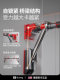 Wall-Mounted Pull-Up Bar Indoor Home Use No-Drill Stretching Bar Hanging Ring Wall-Mounted Bar for Home Fitness