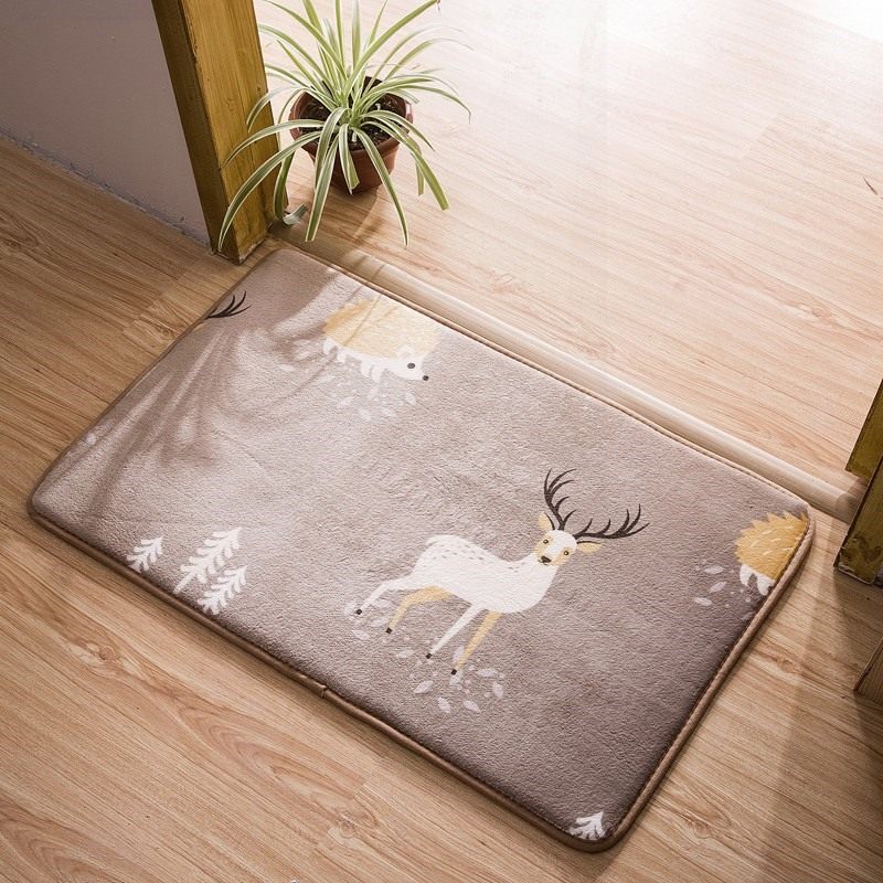 Qiwei door mat 80x120cm Front door 50x80 water absorption 40*60cm Indoor door carpet carpet wash room resistance