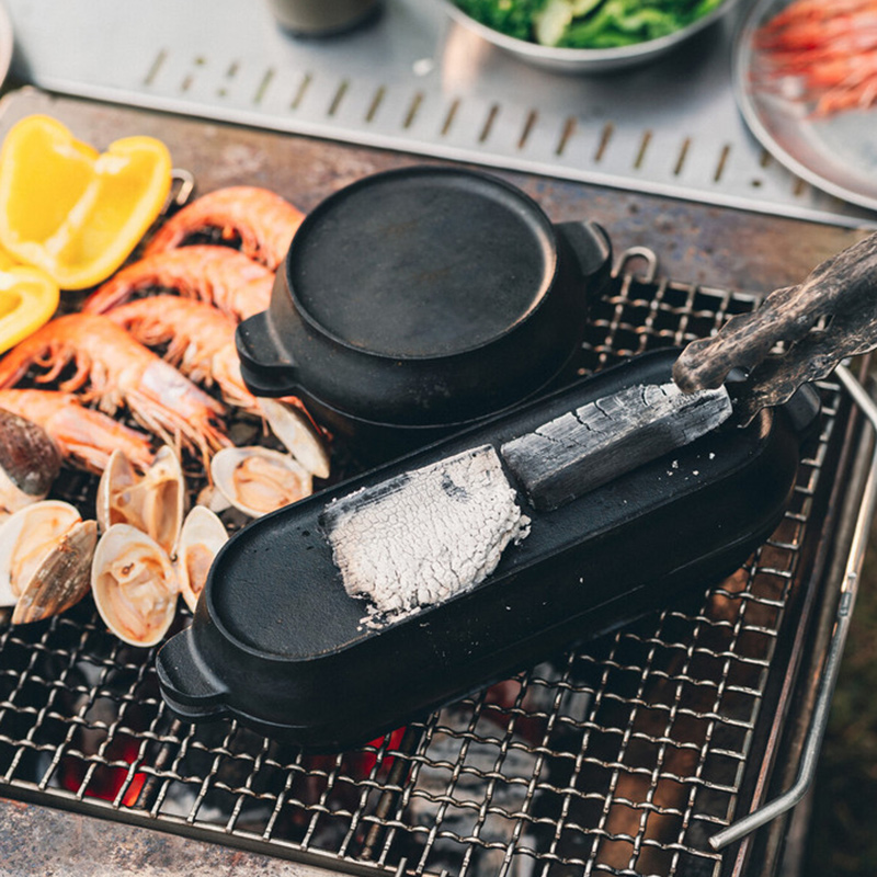 アウトドア用ミニダッチオーブン マイクロポット 多目的煮込み洋梨煮込み肉小鍋