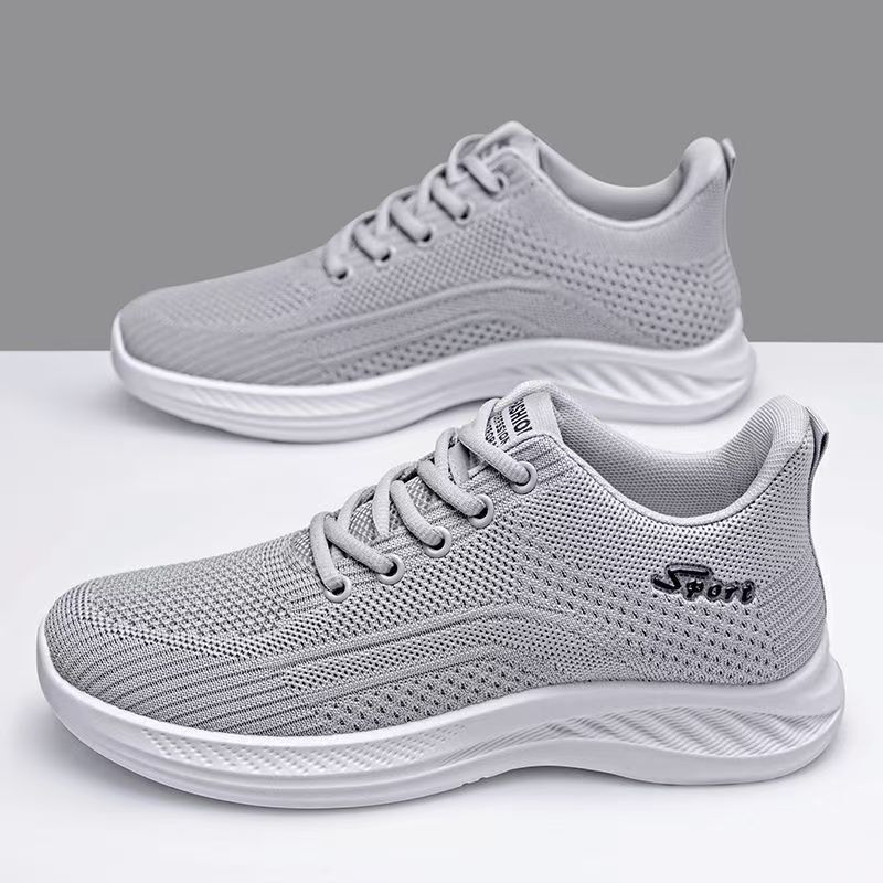 Men's Walking Shoes, Spring and Autumn Mesh Breathable Men's Travel Shoes, Sports Shoes, Running Non-Slip Shoes, Men's Casual Shoes