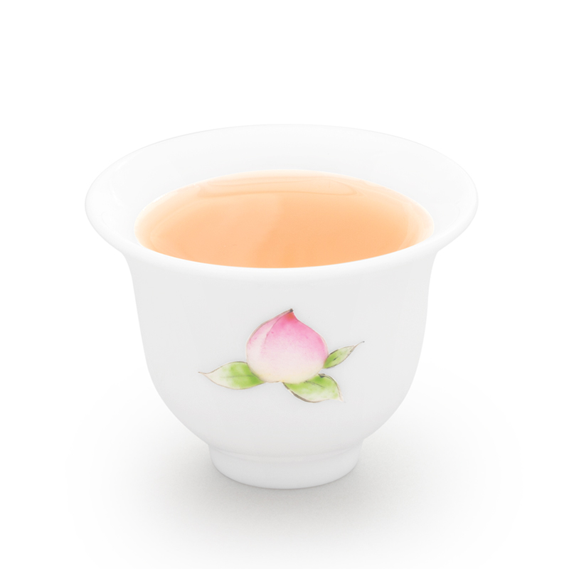 And creation of small cup tea master cup single CPU ceramic sample tea cup individual cup white porcelain hand - made kung fu tea cups