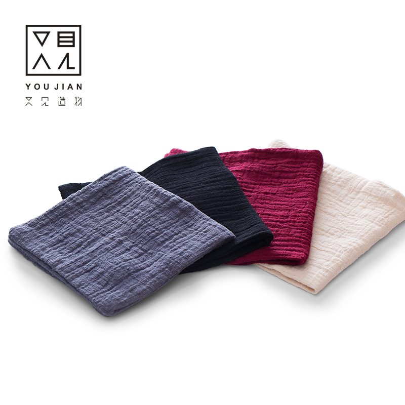 And creation of tea towel zen continous hemp bibulous thickening tea towel kung fu tea tea tea cloth accessories tea table cloth
