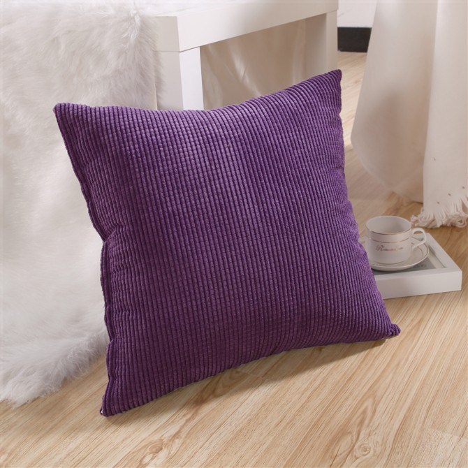 Tùy chỉnh làm thêm lớn màu lớn vải nhung gối ôm ghế sofa