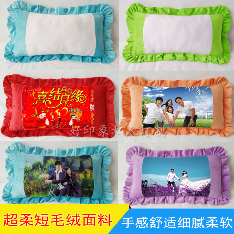 Thermal Transfer Consumables Blank Pillow Wholesale Bed Bedding Wedding Birthday Gift Photo Pillow Tailor Made