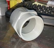 UPVC internal wire direct PVC internal tooth connection internal thread direct water supply pipe fittings DN80 90mm 3