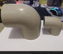 PPH elbow PP-H elbow PP plastic pipe fittings PPH plastic elbow resistant to acid and alkali corrosion resistant DN15 -100