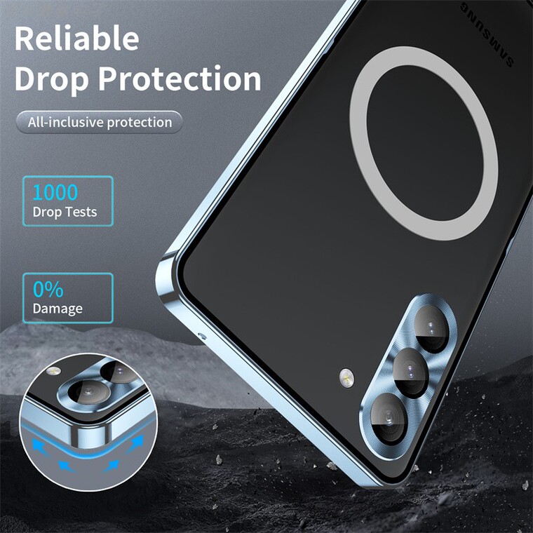 Metal Wireless Charging Compatible Slim Fit Phone Case