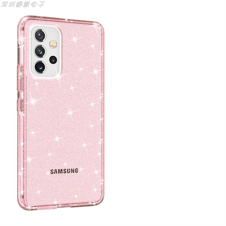 Transparent Clear Crystals Girls Hard Glitter Girls Bling A13 5G, A23 5G, A33 5G, A53 5G, A73 5G Samsung Phone Case