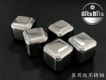 BitsBits Creative stainless steel Safe Frozen Ice Cubes Wine Water Refrigeration Ice Cubes Sports Ice Pack Ice Cubes