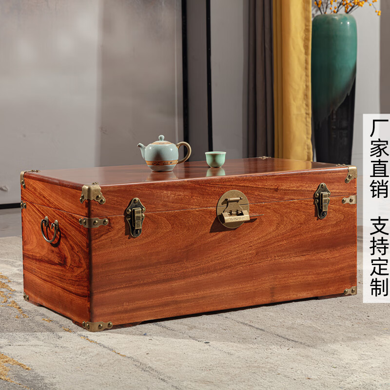全樟木整板独板老樟木箱子，真的能防虫蛀吗？🤔-藏箱/扣箱-淘宝好物网