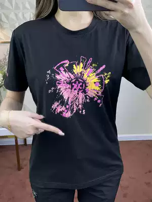 Outdoor quick-drying clothes women's round neck elastic solid color short sleeve mountaineering hiking mountain shirt quick-drying T-shirt exploration base