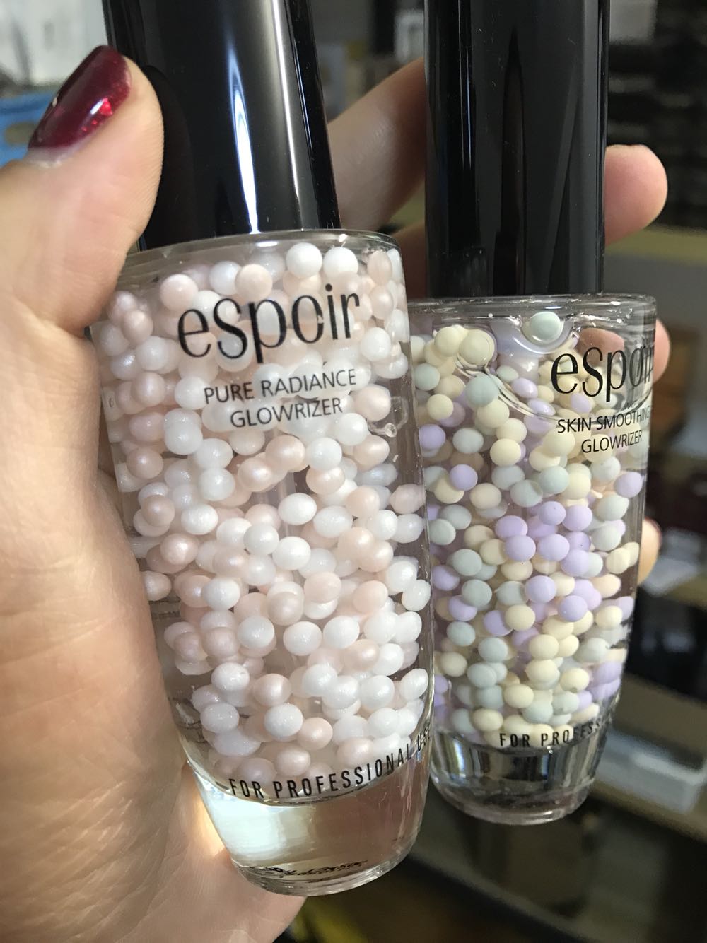 Espoir Esper Pearl Pre-sữa dưỡng ẩm Viên nang kem dưỡng ẩm làm sáng da 40ml che khuyet diem