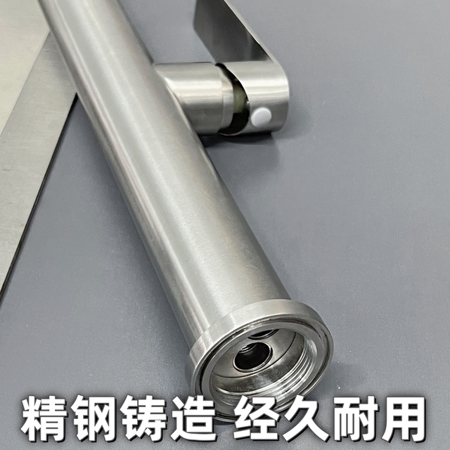 304 Stainless Steel Kitchen Hot and Cold Faucet Sink Anti-Splash Basin Dishwashing Basin Pool Rotating Outlet Faucet