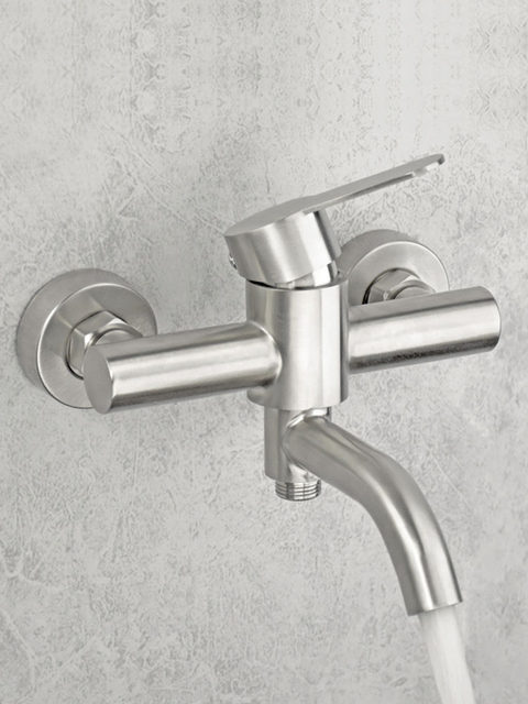 Sus304 Stainless Steel Shower Set Faucet for Bath Tub Concealed Triple Hot and Cold Water Mixing Valve Switch
