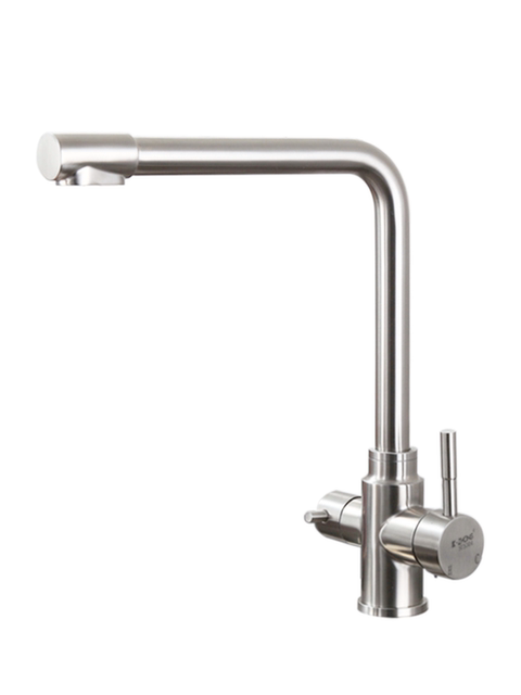 304 Stainless Steel Three-In-One Faucet Kitchen Sink Universal Rotatable Hot and Cold Water Splash-Proof Water Purifier