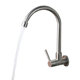 304 Stainless Steel Wall-Mounted Faucet Single Cold Water Kitchen Faucet Balcony Sink Laundry Sink Water Basin