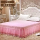 Jingning giường đêm váy công chúa ren một mảnh 1,8 m 1,5 m giường lanh bedspread Fitted Simmons nệm bảo vệ - Váy Petti
