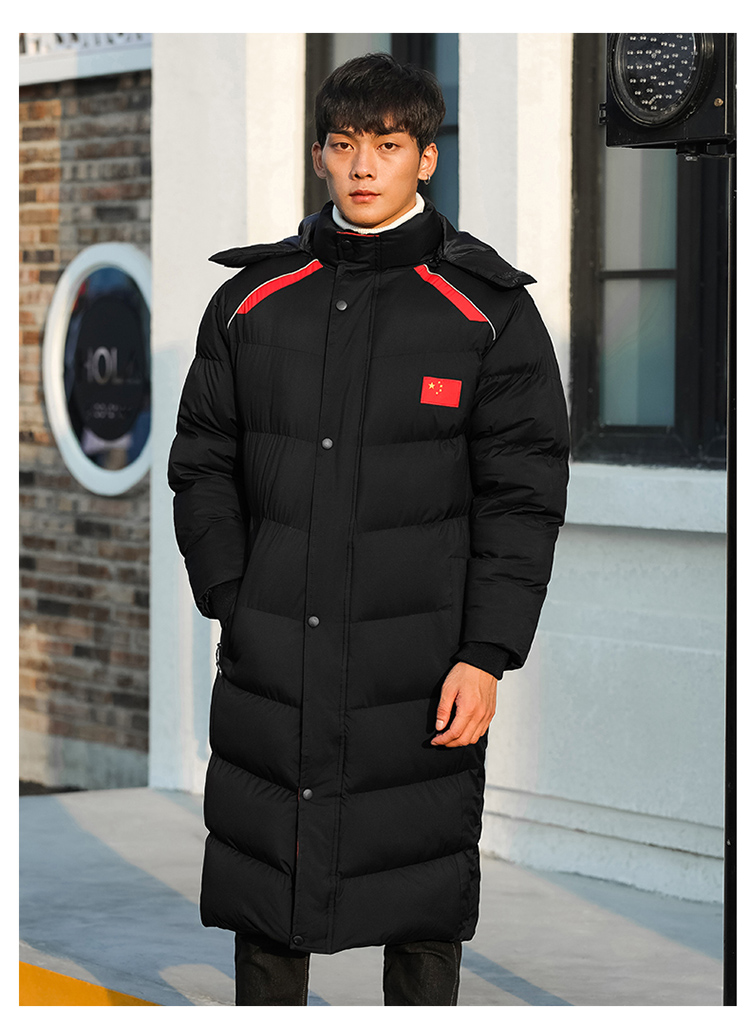 Áo khoác thể thao đội tuyển quốc gia nam và nữ áo khoác dài bóng đá đào tạo mùa đông quần áo cotton trẻ em mùa đông đào tạo áo khoác áo phao uniqlo nam