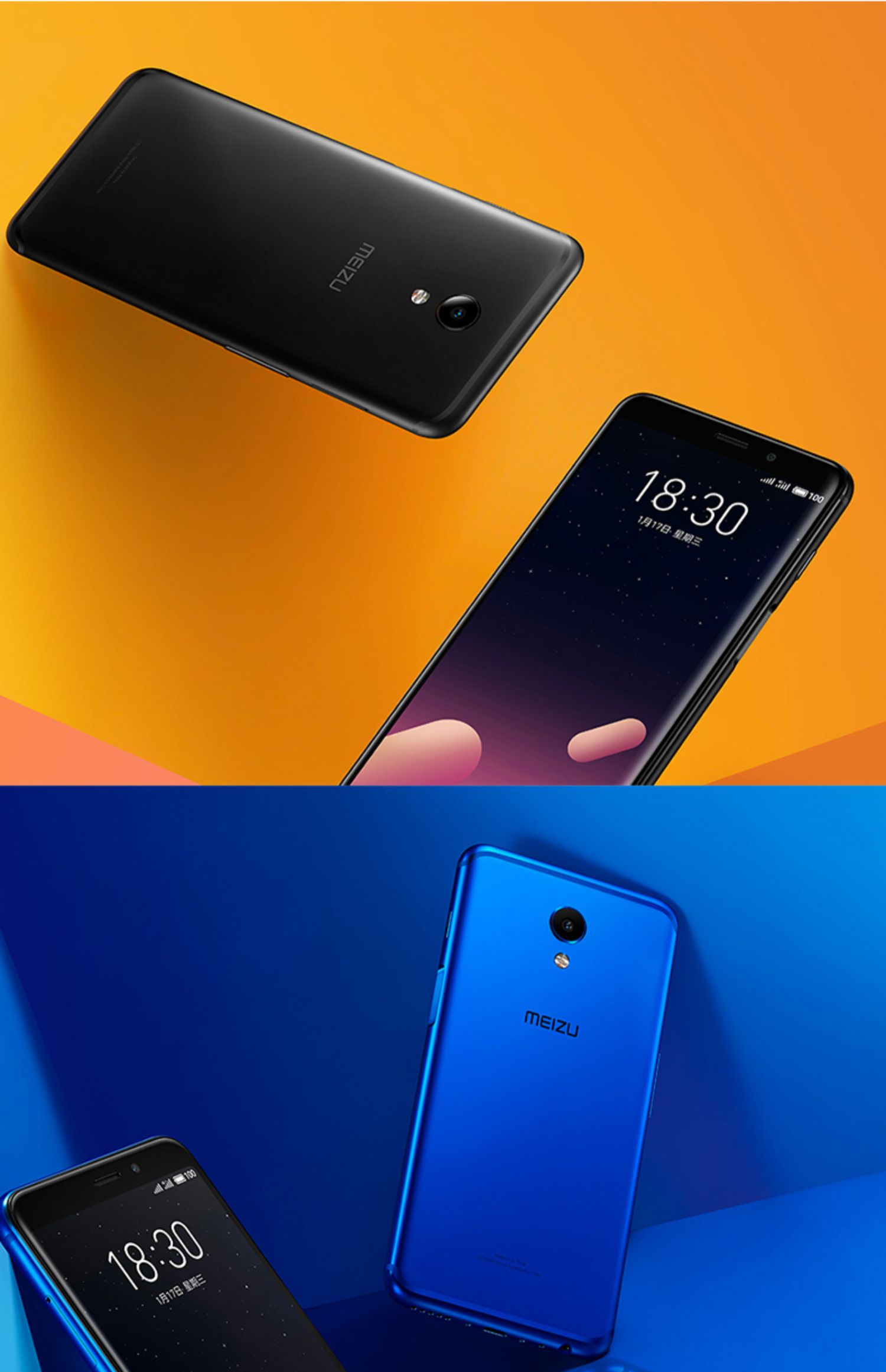 SF Express Meizu / Meizu Charm Blue S6 toàn màn hình đầy đủ Điện thoại thông minh Netcom 4G chính thức lưu trữ trang web chính thức lưu ý chính hãng8 6t 16THPLUS