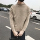 Áo len cổ cao nam phiên bản Hàn Quốc của áo len đáy đen xu hướng lỏng lẻo cá tính nam đẹp trai áo len thu đông áo nam