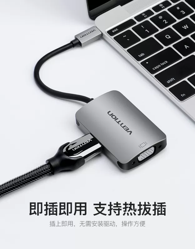 Wei Xun typec sang hdmi chuyển đổi máy tính xách tay vga apple với TV chiếu usb-c docking - USB Aaccessories