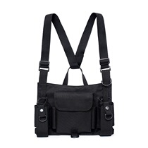 New Chest Bag Male Tide Signs function Performance bag Chest Hanging Bag Street Hip Hop Bag National Tide Tactics Machia Trampoline Bag