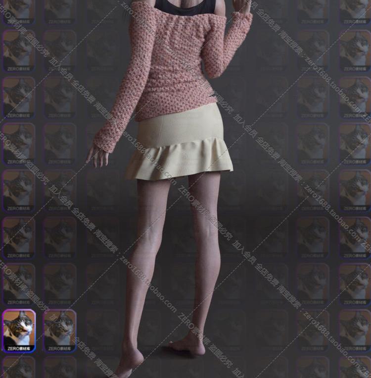 图片[21]-daz3模型 美丽欧美漂亮女孩模特 角色设计+发型 IM包G8-cg男孩