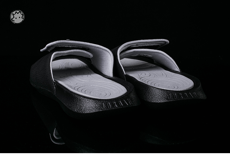 AIR JORDAN HYDRO 6 AJ6 Joe 6 màu đen và trắng đỏ Velcro của nam giới dép thể thao 881473-101 dép jordan chính hãng