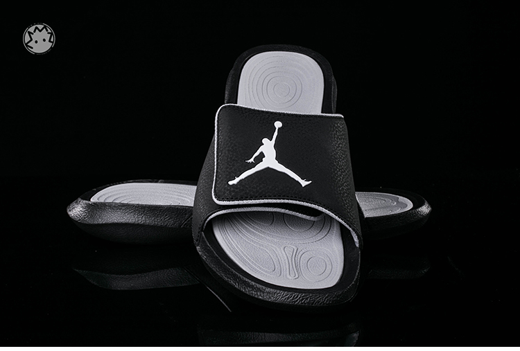 AIR JORDAN HYDRO 6 AJ6 Joe 6 màu đen và trắng đỏ Velcro của nam giới dép thể thao 881473-101 dép jordan chính hãng