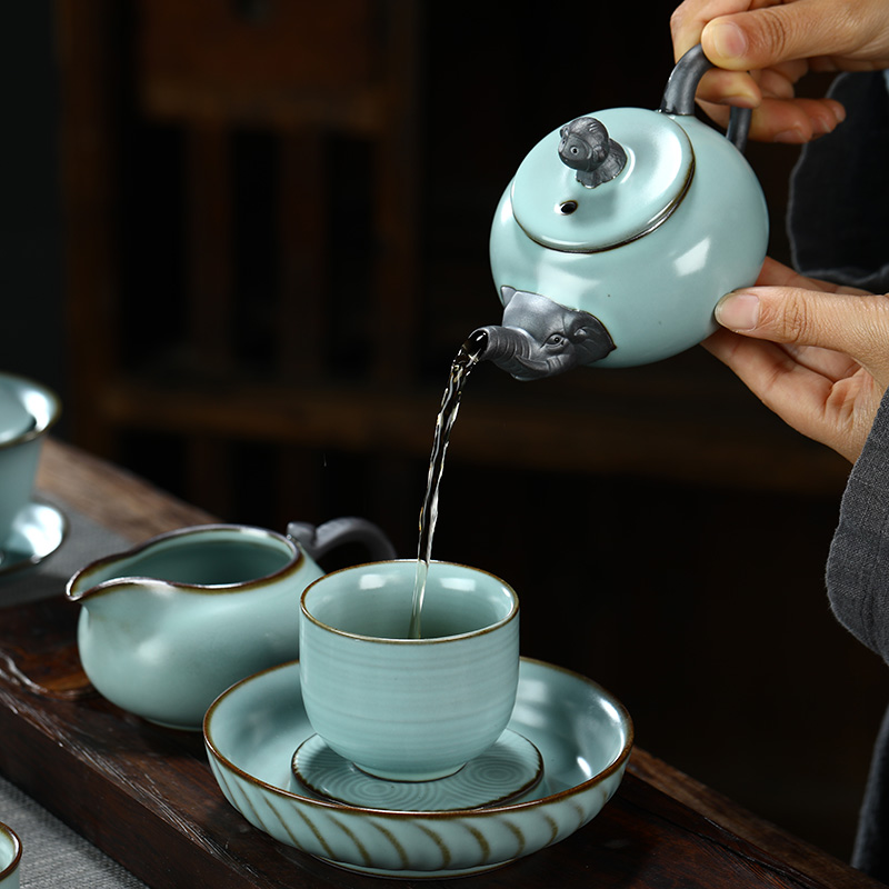 Between your up ceramic kung fu tea set tea cup teapot home office sitting room festival gifts gift boxes