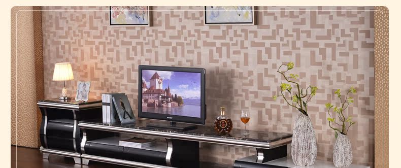 Đá cẩm thạch bàn cà phê + tủ TV hiện đại nhỏ gọn sơn đồ nội thất phòng khách bàn trà TV tủ set