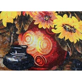 Мозаичная фоновая стена хрустальная стеклянная головоломка