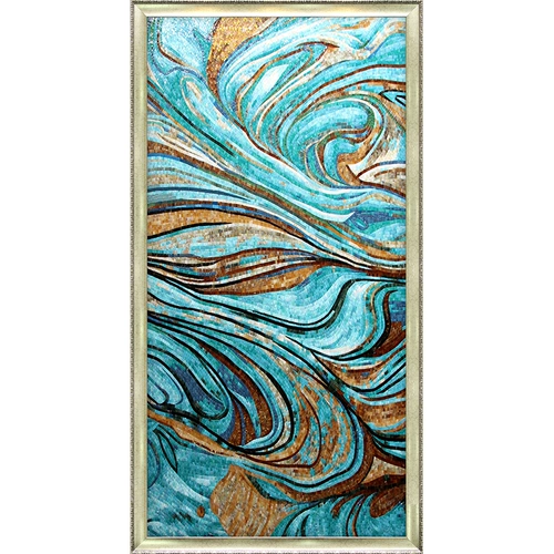 Современная мозаика, инкрустация камня, скандинавский стиль, простой и элегантный дизайн, легкий роскошный стиль